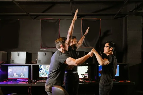 esports team celebration